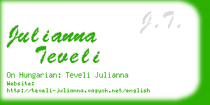 julianna teveli business card